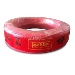 FIO CABO FLEXIVEL 10,0MM 100M TECHFIO 014 VERMELHO