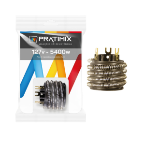 RESISTENCIA TIPO FAME 3T 5400W 127V PRATIMIX FA0154