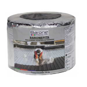 FITA MANTA ALUMINIO 20CM X 10M BARONE 21163