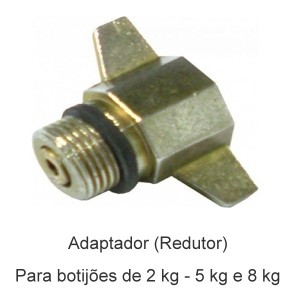 ADAPTADOR P/ BOTIJAO GAS ROSCA FINA P/ GROSSA P02 (PCT 05PÇ)