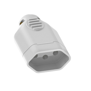 PINO FEMEA 2P+T 20A CINZA ILUMI 1422 (PCT:10UN)