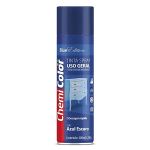 SPRAY TINTA UG AZUL ESCURO CHEMICOLOR 400ML 680135