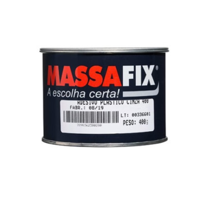 MASSA PLASTICA 400G CINZA ROYAL