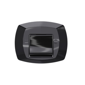 ACABAMENTO ABS PRETO C/ TECLA PRETA P/ VALVULA DESCARGA DOCOL BLISTER BLUKIT 340371