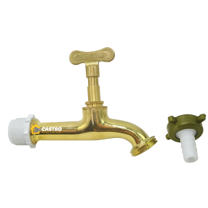 TORNEIRA JARDIM METAL LONGA AMARELO 1/2X3/4 1130 DAMA 1130310