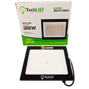 TECH LUZ REFLETOR 300W 6500K BIVOLT