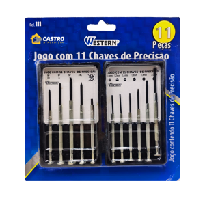 WESTERN JOGO DE CHAVE DE PRECISÃO C/11PÇS