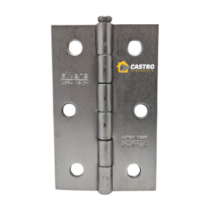 DOBRADIÇA 850 FERRO POLIDO 2 1/2 CX 24 PÇS SILVANA 90538