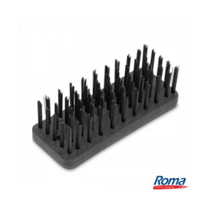 ESCOVA AÇO S/CABO PLASTICO 5 FIL. ROMA 3060 CX 12PÇ